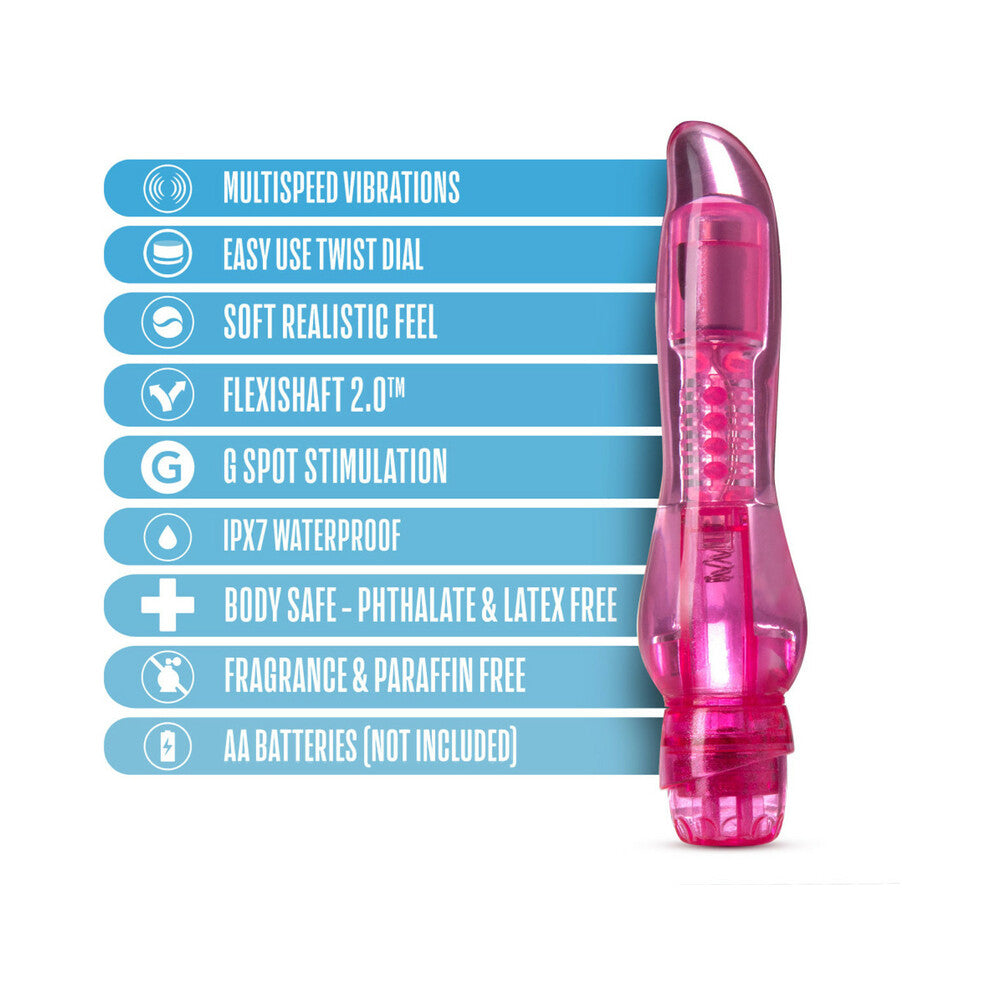 Blush Naturally Yours Cha Cha Slimline Vibrator Pink - Fantasies Boutique