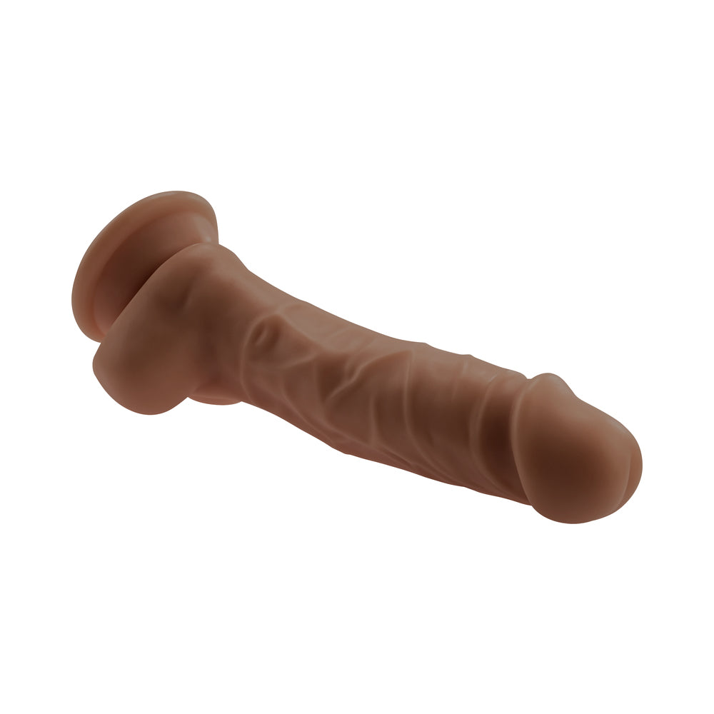 Selopa 6.5 in. Natural Feel Dildo Dark