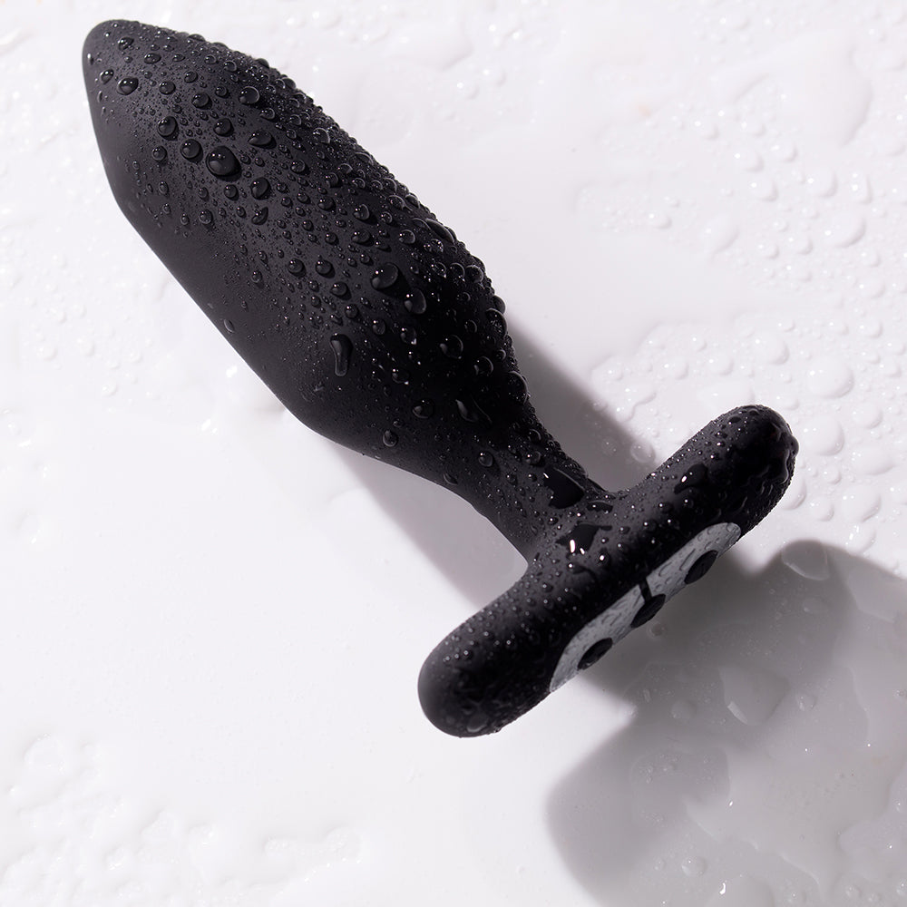 Je Joue Onyx Vibrating Butt Plug Black - Fantasies Boutique