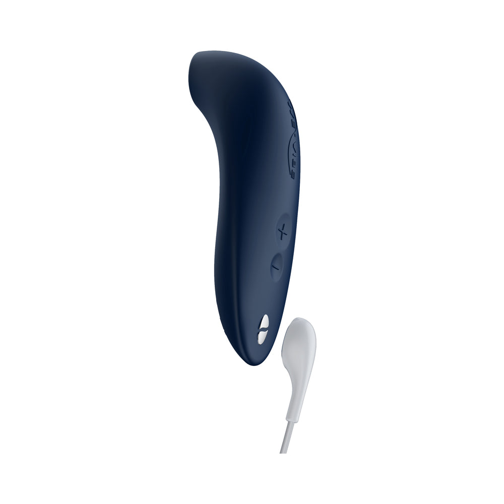 We-Vibe Melt Rechargeable Silicone Pleasure Air Clitoral Stimulator Midnight Blue - Fantasies Boutique