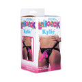 Curve Toys Lollicock Kylie Fleece-Lined Strap-On Harness Black - Fantasies Boutique