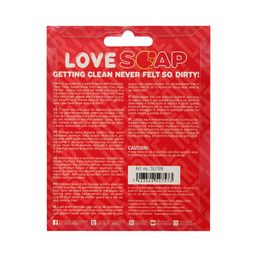 Shots S-Line Love Soap 'Love Heart' Rose Scented