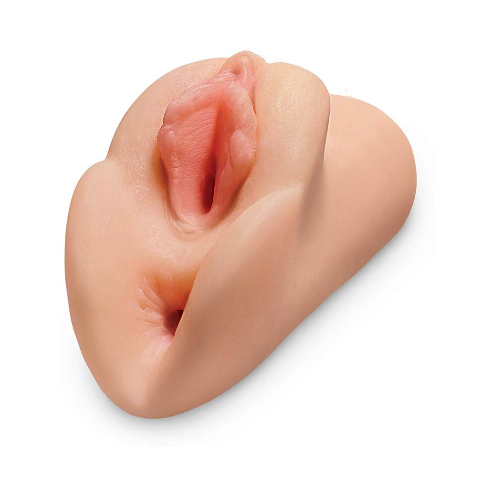 PDX Plus Perfect Pussy Double Stroker Beige - Fantasies Boutique