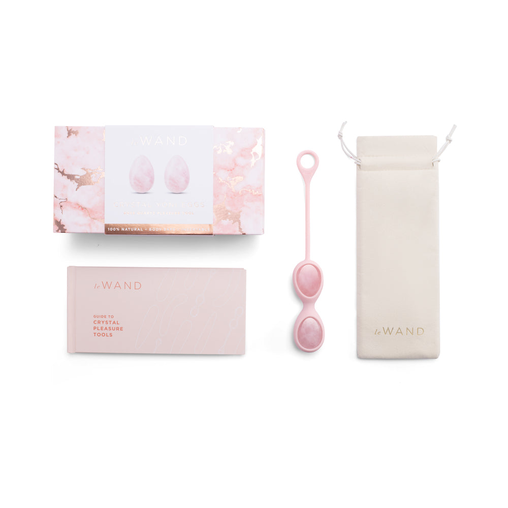 Le Wand Crystal Yoni Eggs Rose Quartz - Fantasies Boutique