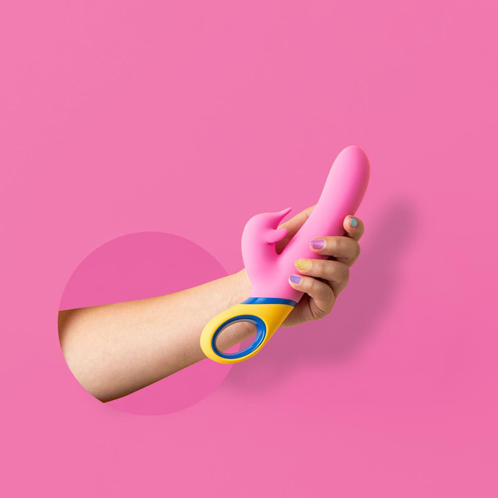 PMV20 Copy Dolphin Vibrator Silicone Pink - Fantasies Boutique