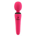 PalmPower Groove Rechargeable Silicone Mini Wand Massager Fuchsia - Fantasies Boutique