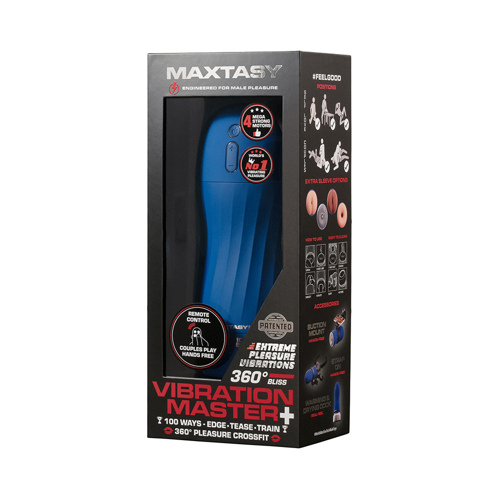 Maxtasy Vibration Master Realistic With Remote Nude Plus - Fantasies Boutique