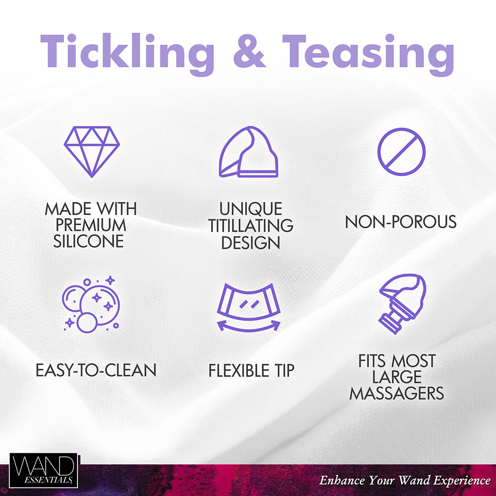 Wand Essentials Fluttertip Wand Attachment Purple