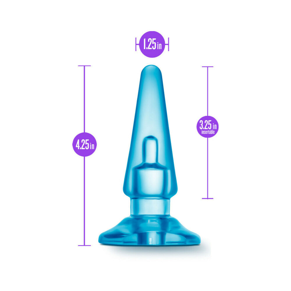 B Yours Basic Anal Plug Blue - Fantasies Boutique