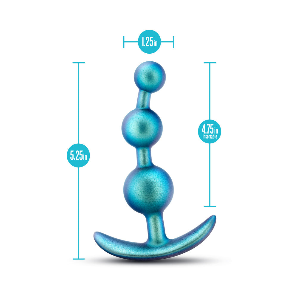 Anal Adventures Matrix Gamma Plug Neptune Teal - Fantasies Boutique