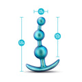 Anal Adventures Matrix Gamma Plug Neptune Teal - Fantasies Boutique