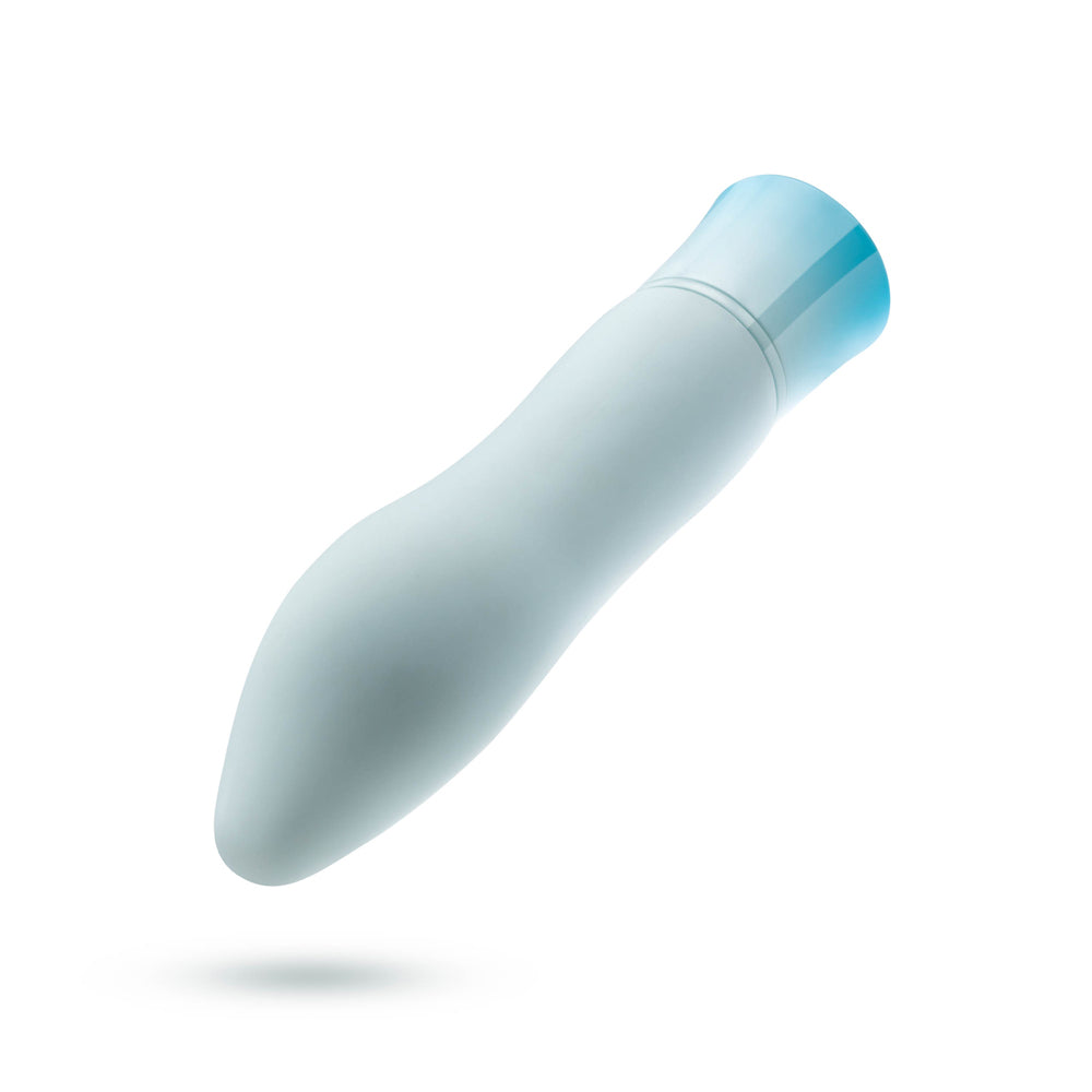 Blush Oh My Gem Ardor Rechargeable Warming Silicone Tapered Vibrator Aquamarine - Fantasies Boutique
