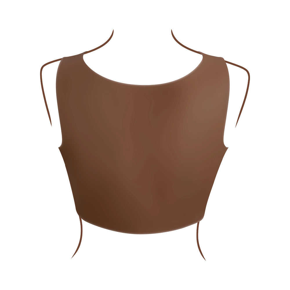 Gender X Undergarments Plate D-Cup Silicone Dark - Fantasies Boutique