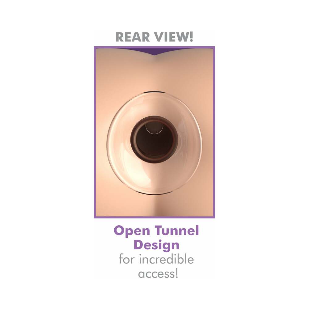 Pipedream Anal Fantasy Elite Collection Beginner's Anal Gaper Glass Tunnel Plug Clear - Fantasies Boutique