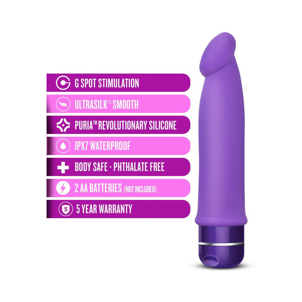 Luxe Purity Silicone Vibrator Purple - Fantasies Boutique