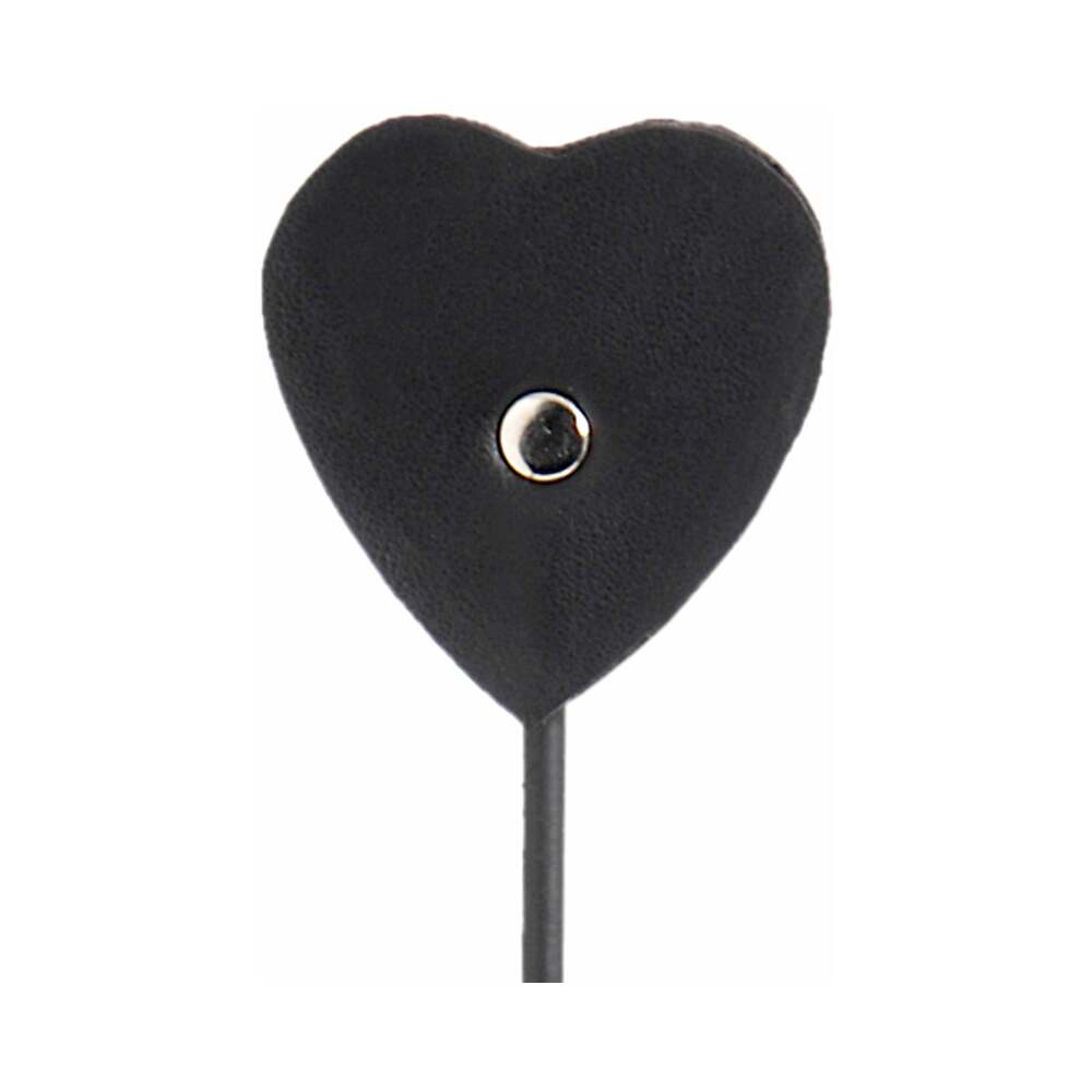 Fetish Fantasy Series Little Heart Flapper Heart-Shaped Crop Black - Fantasies Boutique