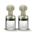 Blush Temptasia Clit and Nipple Twist Suckers 2-Piece Set Large Clear