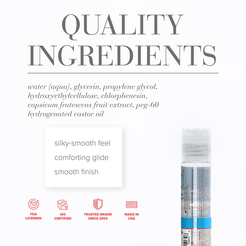 JO H2O Warming Water-Based Lubricant 1 oz. - Fantasies Boutique