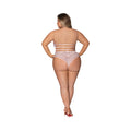 Magic Silk Seabreeze Teddy With Snap Crotch Blush Queen Size - Fantasies Boutique