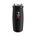 PDX Elite Motobator 2 Rechargeable Thrusting Vibrating Masturbator Clear/Black - Fantasies Boutique
