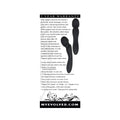 Evolved Wanderlust Rechargeable Dual-Ended Silicone Wand Vibrator Black - Fantasies Boutique