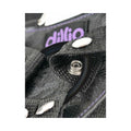 Dillio Adjustable 6 in. Strap-On Suspender Harness Set Purple/Black - Fantasies Boutique