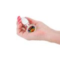Crystal Desires Rainbow Gem Glass Plug Small - Fantasies Boutique