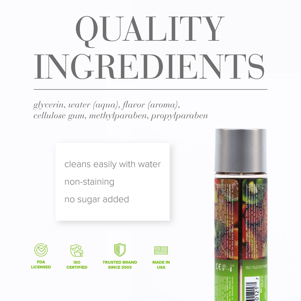 JO H2O Tropical Passion Flavored Water-Based Lubricant 4 oz. - Fantasies Boutique