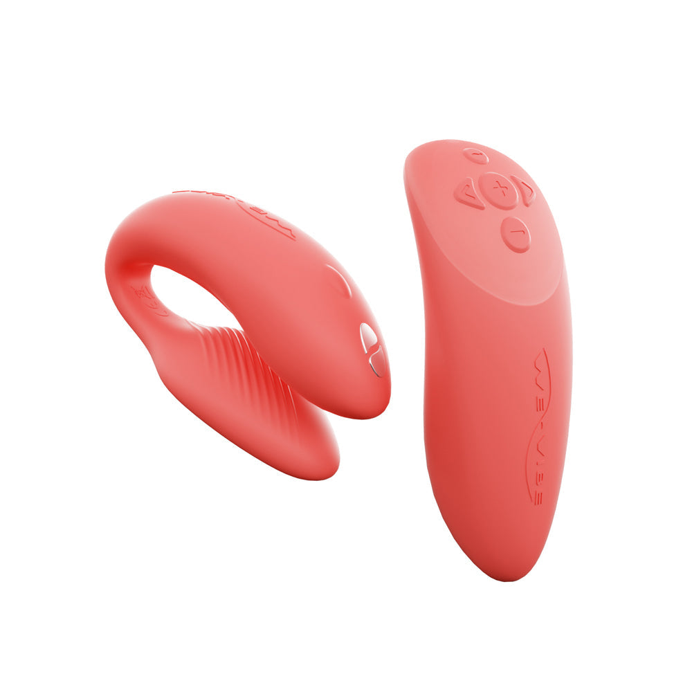 We-Vibe Chorus Rechargeable Remote-Controlled Silicone Couples Vibrator Crave Coral - Fantasies Boutique