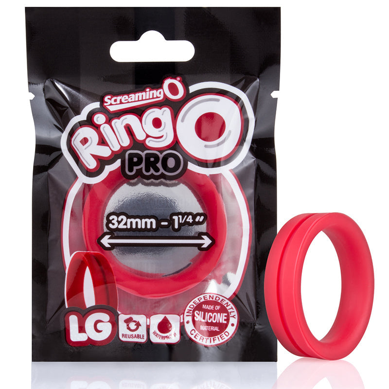 Screaming O RingO Pro Lg Red - Fantasies Boutique