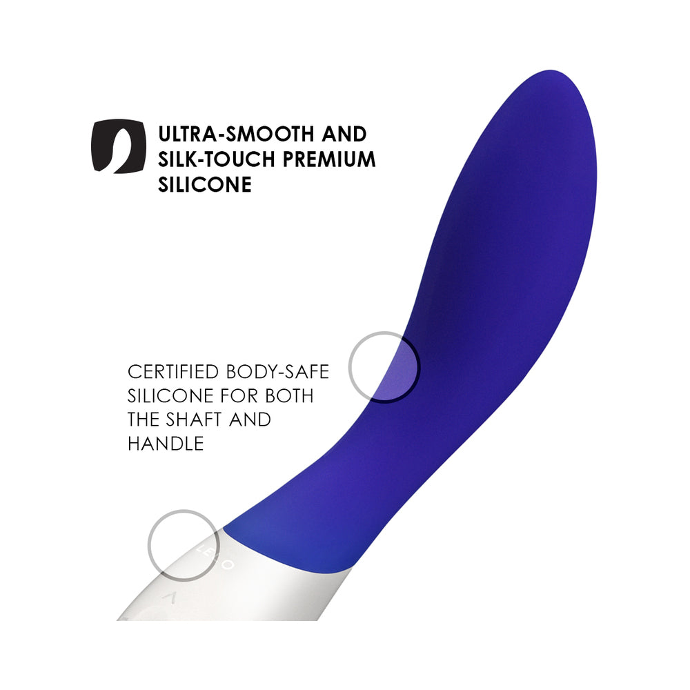 LELO MONA Wave Rechargeable G-Spot Vibrator Midnight Blue - Fantasies Boutique