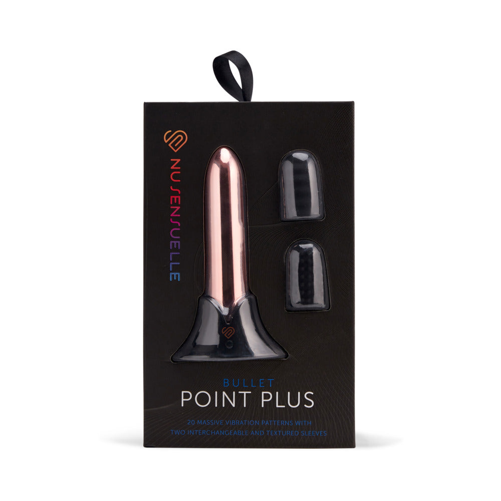 Nu Sensuelle Point Plus Bullet with Sleeves Rose Gold - Fantasies Boutique