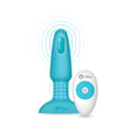 b-Vibe Rimming 2 Rotating and Vibrating Remote Control Plug Teal - Fantasies Boutique
