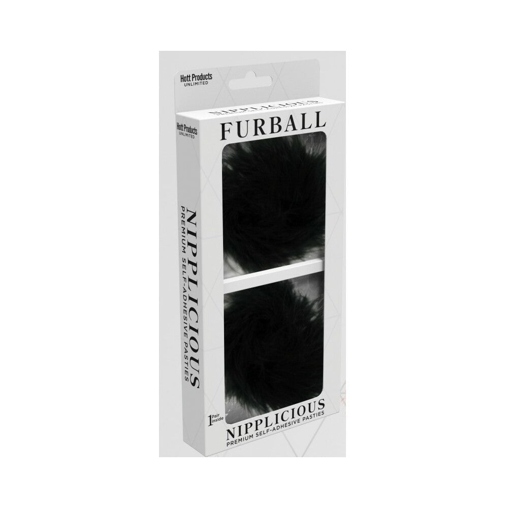 Nipplicious Furball Pasties Black - Fantasies Boutique