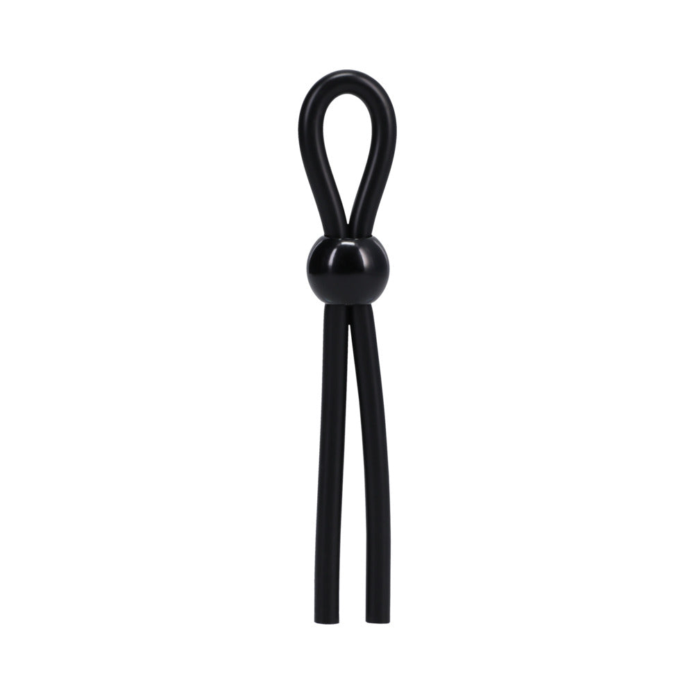 Rock Solid The Lasso/Bolo Single Lock Adjustable Black - Fantasies Boutique