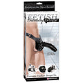 Fetish Fantasy Extreme Adjustable 10 in. Extreme Hollow Strap-On With Balls Black - Fantasies Boutique