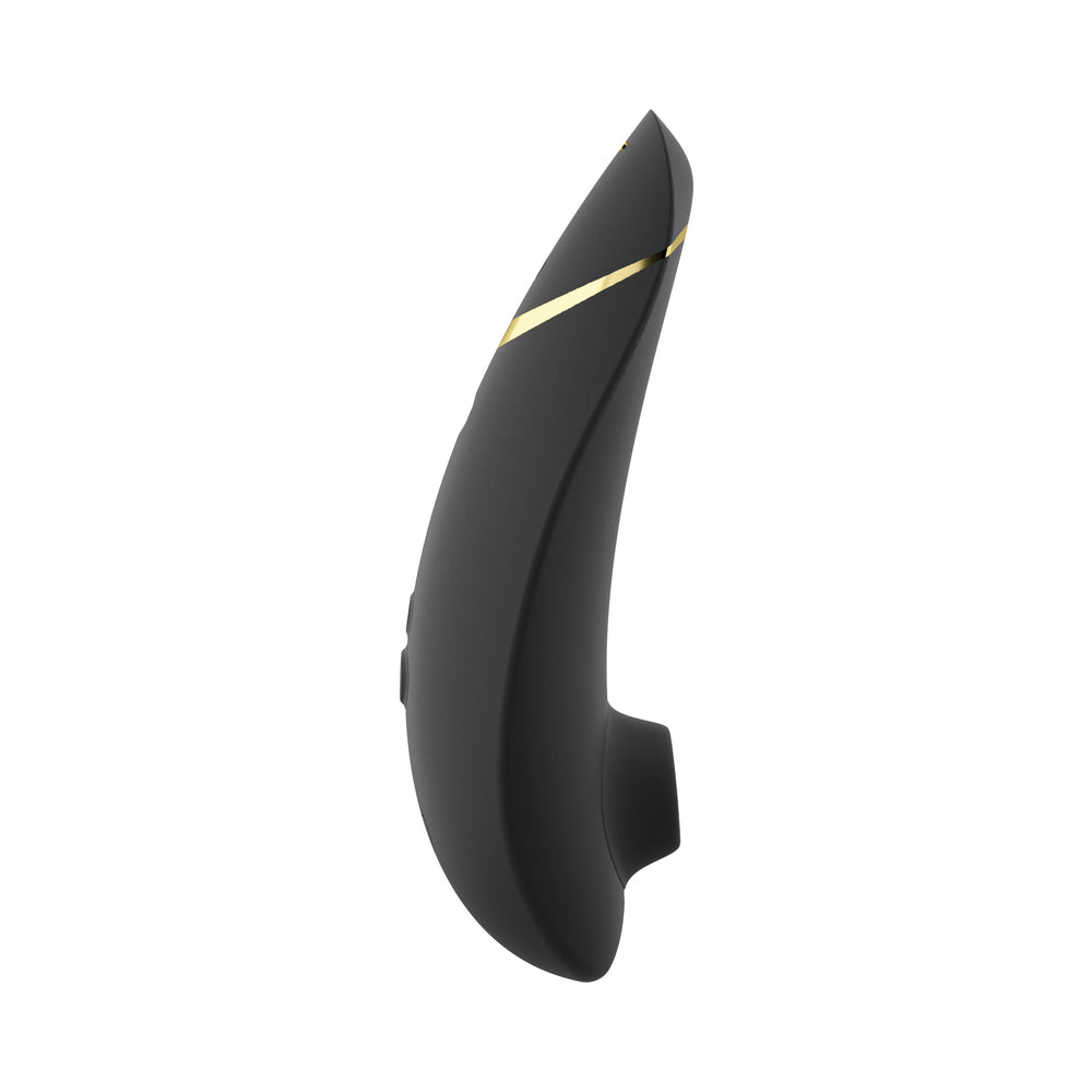 Womanizer Premium 2 Rechargeable Silicone Luxurious Pleasure Air Clitoral Stimulator Black - Fantasies Boutique