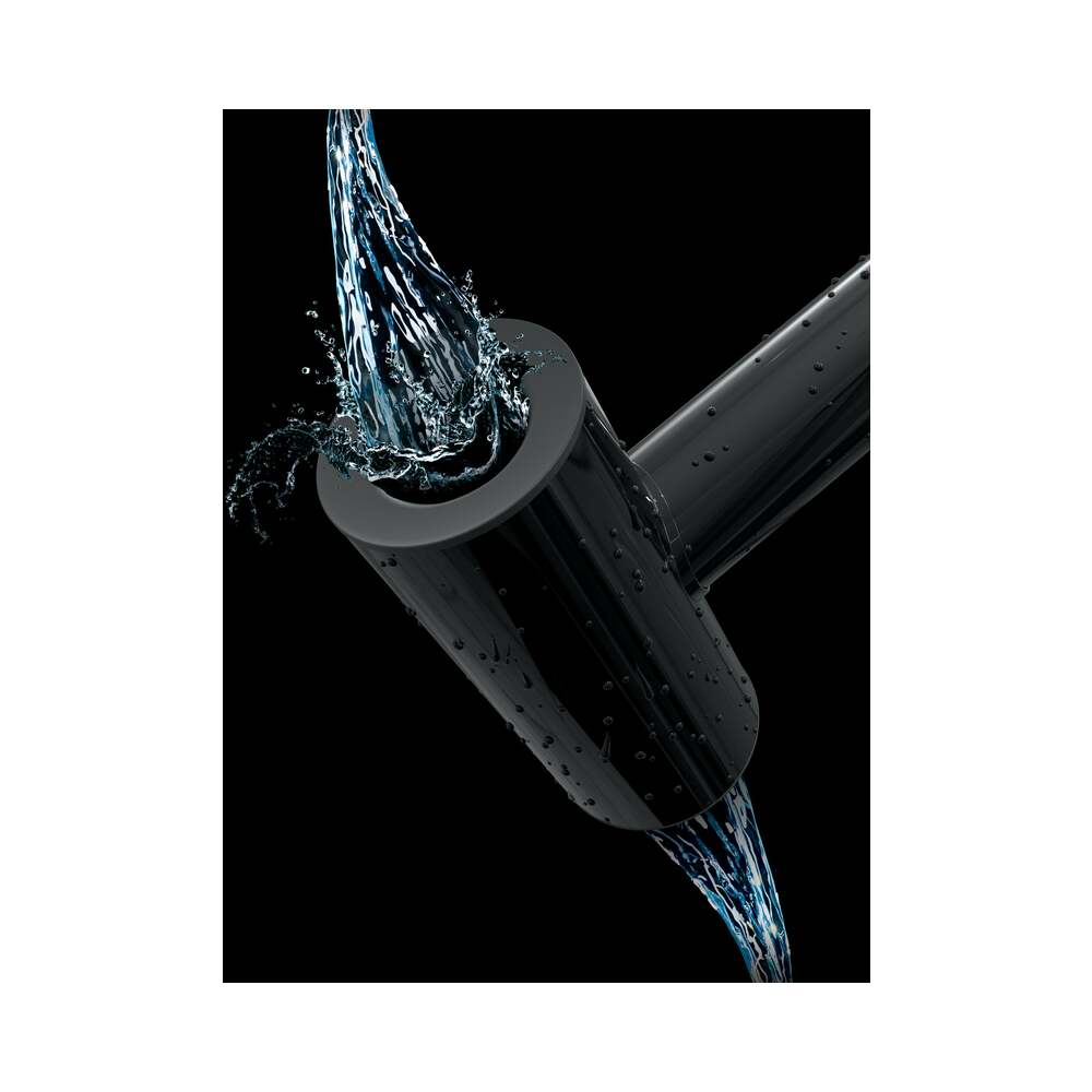 PDX Elite Hydrobator Rechargeable Silicone Vibrating Aquatic Stimulation Stroker Black - Fantasies Boutique