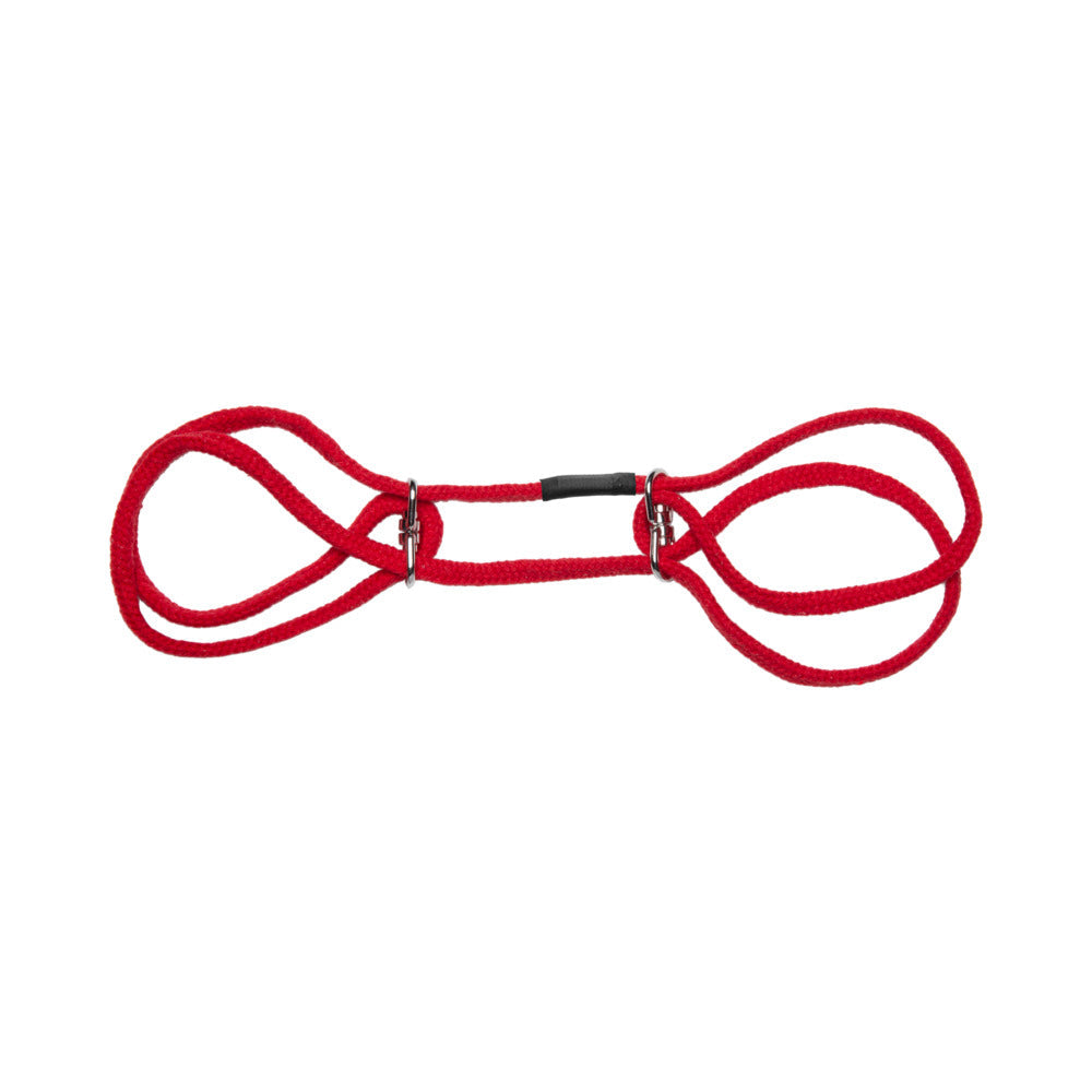 Japanese Style Bondage - 100% Cotton Wrist or Ankle Cotton Cuffs Red - Fantasies Boutique