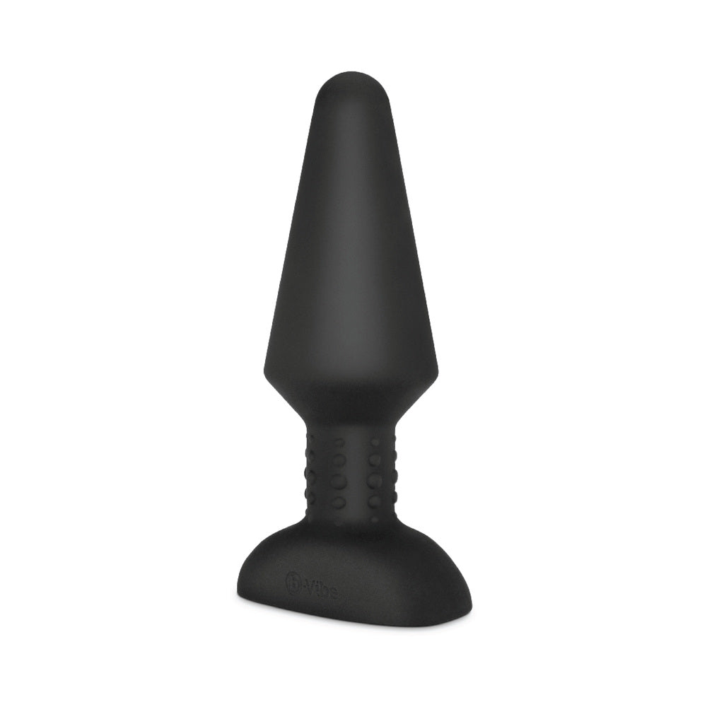 b-Vibe Rimming XL Rotating and Vibrating Remote Control Plug Black - Fantasies Boutique