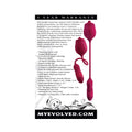 Evolved Wild Rose Rechargeable Dual-Ended Silicone Thrusting Egg & Flicking Tongue Vibrator Red - Fantasies Boutique