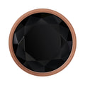 Gender X Gold Digger Rose Gold Beaded Anal Plug With Black Gemstone Base Large - Fantasies Boutique