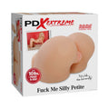 PDX Fuck Me Silly Petite Dual-Entry Masturbator Beige - Fantasies Boutique