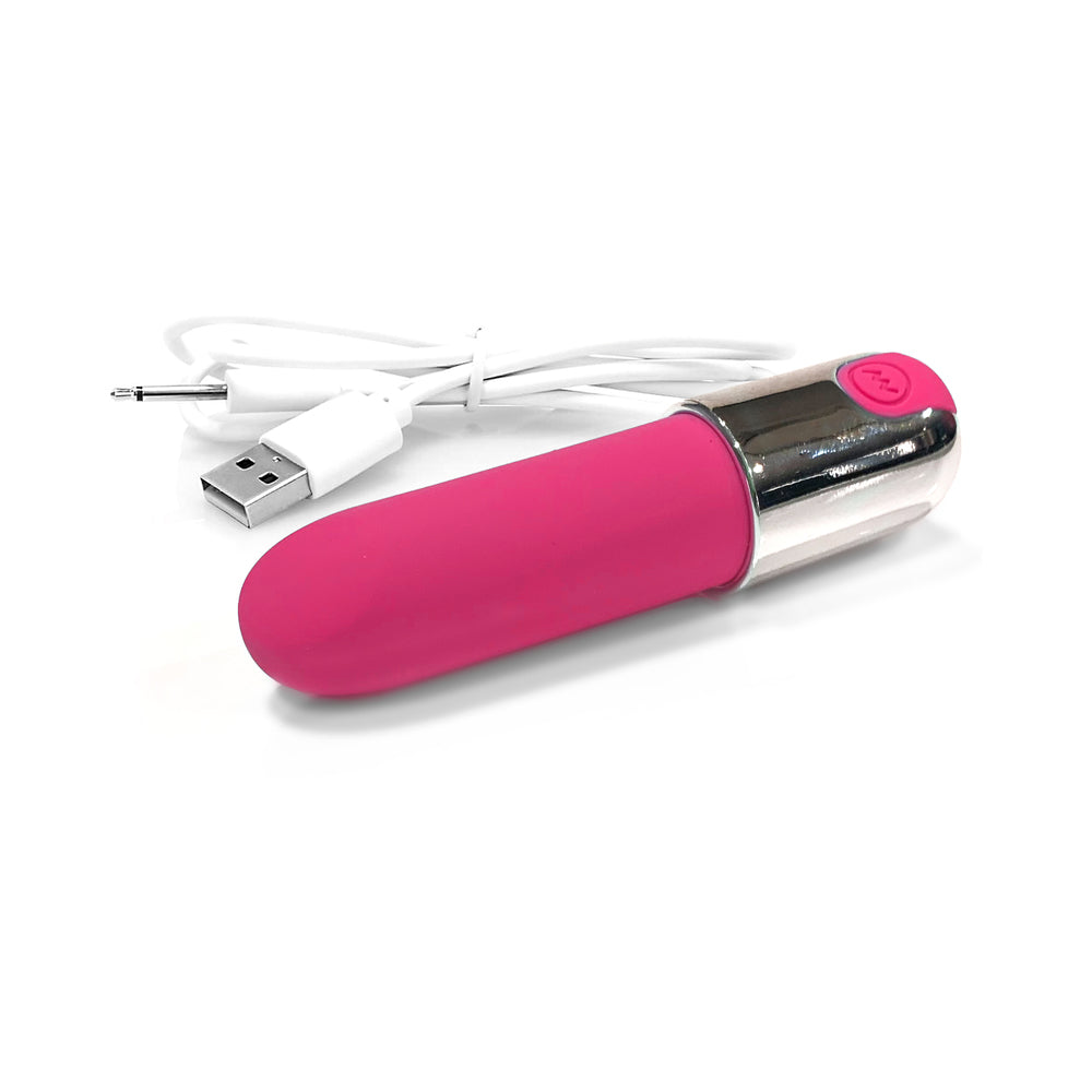 Nixie Smooch Rechargeable Lipstick Bullet Vibrator Pink Ombre - Fantasies Boutique