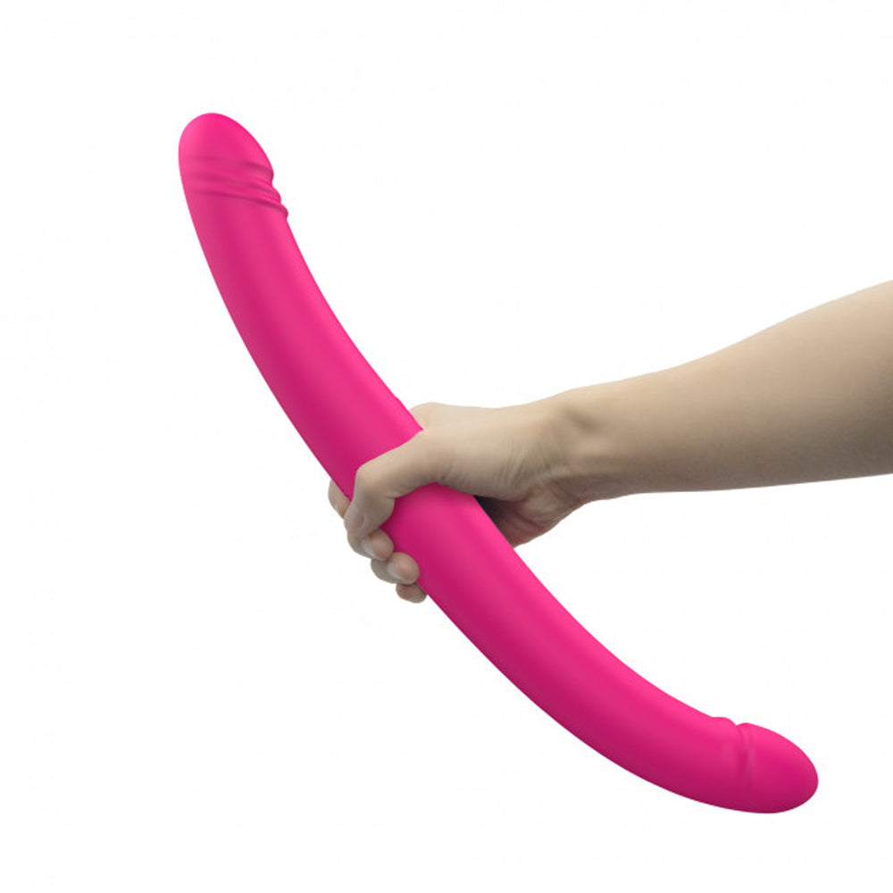 Dorcel Orgasmic Double Do Rechargeable Thrusting & Vibrating Double Dildo Pink - Fantasies Boutique