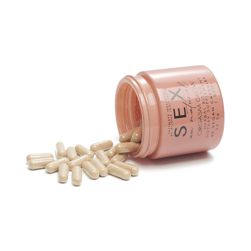 Bijoux Indiscrets Sex au Naturel Orgasm Glow Supplement 60 Capsules - Fantasies Boutique