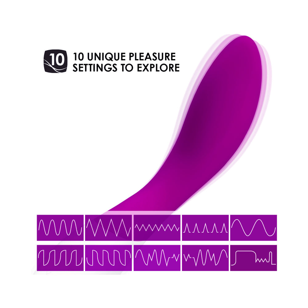 LELO MONA WAVE Rechargeable G-Spot Vibrator Deep Rose - Fantasies Boutique