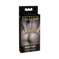 Pipedream Fetish Fantasy Gold Metal Cuffs With Quick-Release Gold - Fantasies Boutique