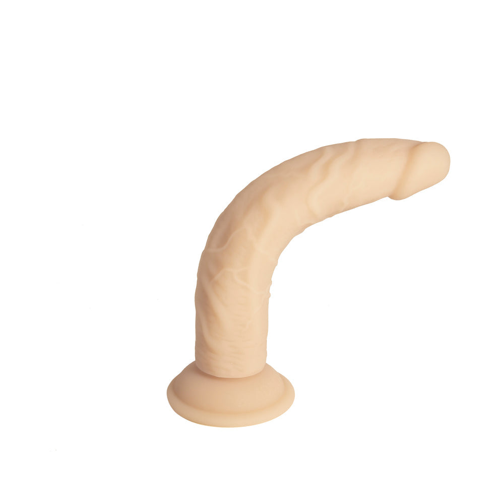 Naked Addiction Vanilla 9 in. Bendable Dual Density Silicone Dildo - Fantasies Boutique