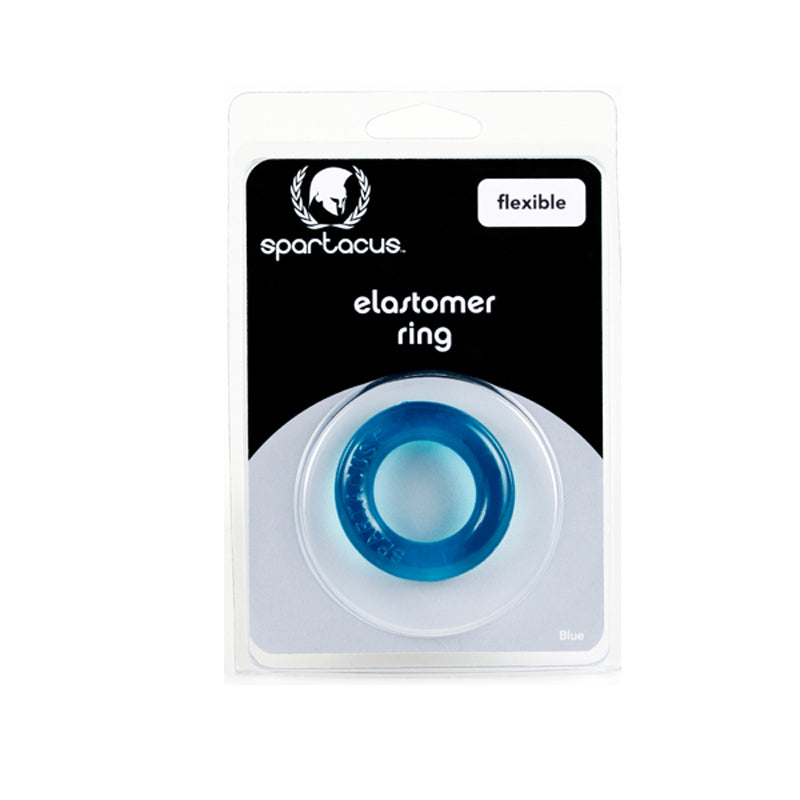 Relaxed Fit Elastomer Cock Ring (Blue) - Fantasies Boutique